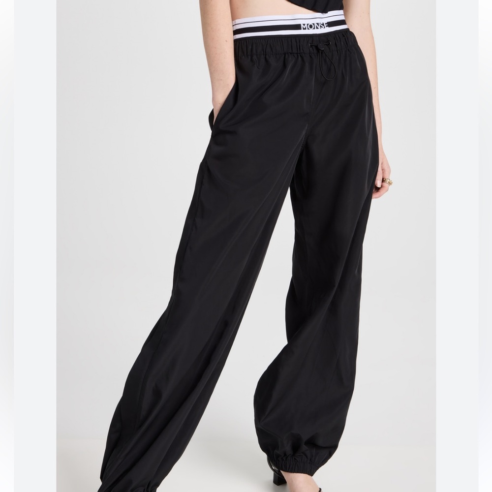 Monse techno waist band parachute pants